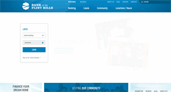 Desktop Screenshot of bankflinthills.com